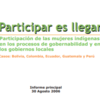 Participación política de las mujeres indígenas en los procesos de gobernabilidad y en los gobiernos locales: Bolivia, Colombia, Ecuador, Guatemala y Perú Anotacion20191003120716 thumb