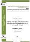 INVESTIGACIÓN SOBRE EL DIAGNÓSTICO INTERCULTURAL BILINGÜE EN LA PROVINCIA DE PASTAZA Tesina n 8 itziar aldave thumb