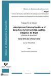 LAS EMPRESAS TRANSNACIONALES Y EL DERECHO A LA TIERRA DE LOS PUEBLOS INDÍGENAS DE BRASIL: ¿COLISIÓN DE DERECHOS? Ortizdeurbinafreire irene tesina thumb