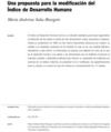 UNA PROPUESTA PARA LA MODIFICACIÓN DEL ÍNDICE DE DESARROLLO HUMANO Modificacion idh thumb